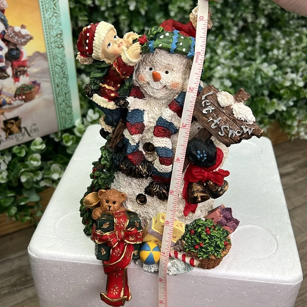 Grandeur Noel Snowman Christmas Stocking Holder New In Box